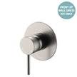 Kaya Wall Mixer Dress Kit, Large Round Plate - Trim Kit Only in Brushed Nickel