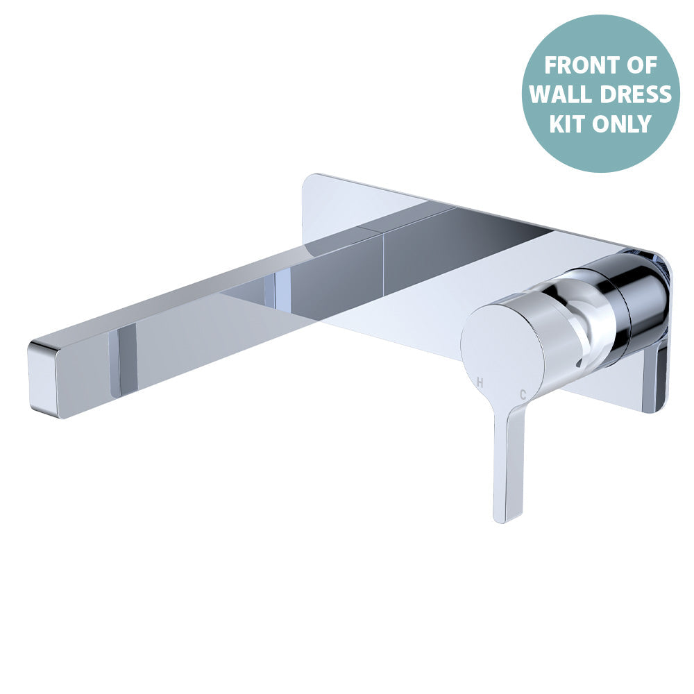Sansa Wall Bath Mixer Dress Kit - Trim Kit Only in Chrome