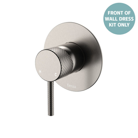 Fienza Axle Wall Mixer Dress Kit, Large Round Plate, Trim Kit Only