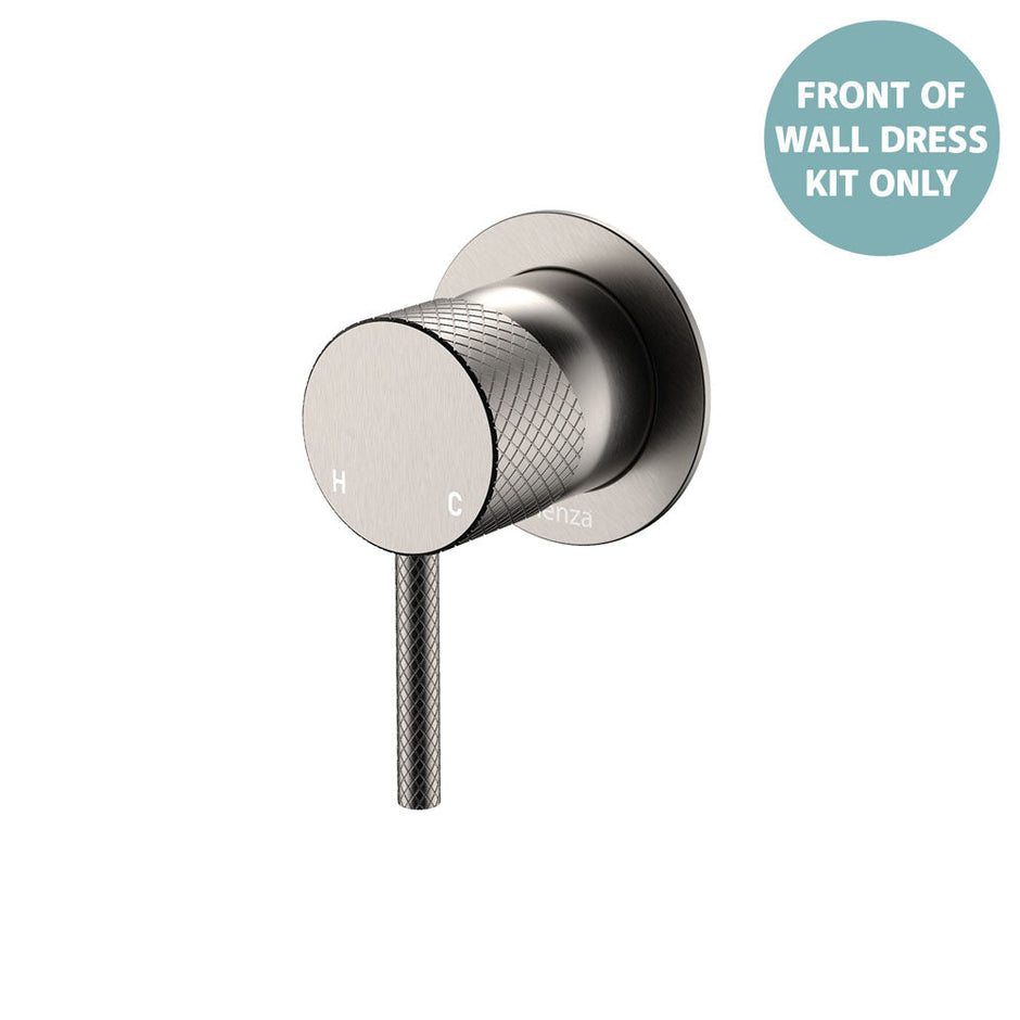 Fienza Axle Wall Mixer Dress Kit, Small Round Plate, Trim Kit Only