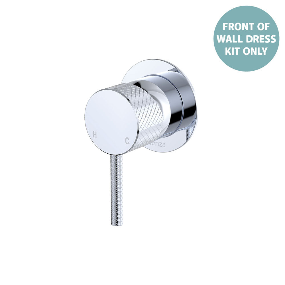 Fienza Axle Wall Mixer Dress Kit, Small Round Plate, Trim Kit Only