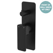 Tono Wall Diverter Mixer Dress Kit, Rectangular Plate - Trim Kit Only in Matte Black