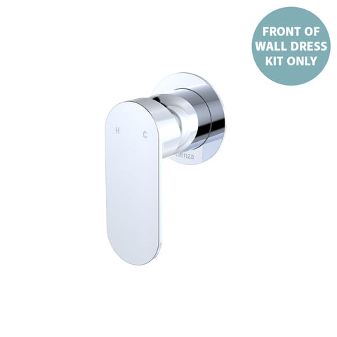 Fienza Empire Slim Wall Mixer Dress Kit, Round Plate, Trim Kit Only