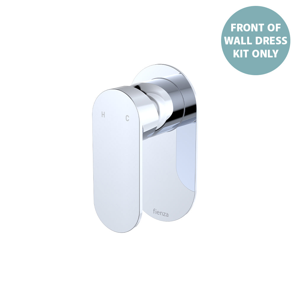 Fienza Empire Slim Wall Mixer Dress Kit, Oval Plate, Trim Kit Only