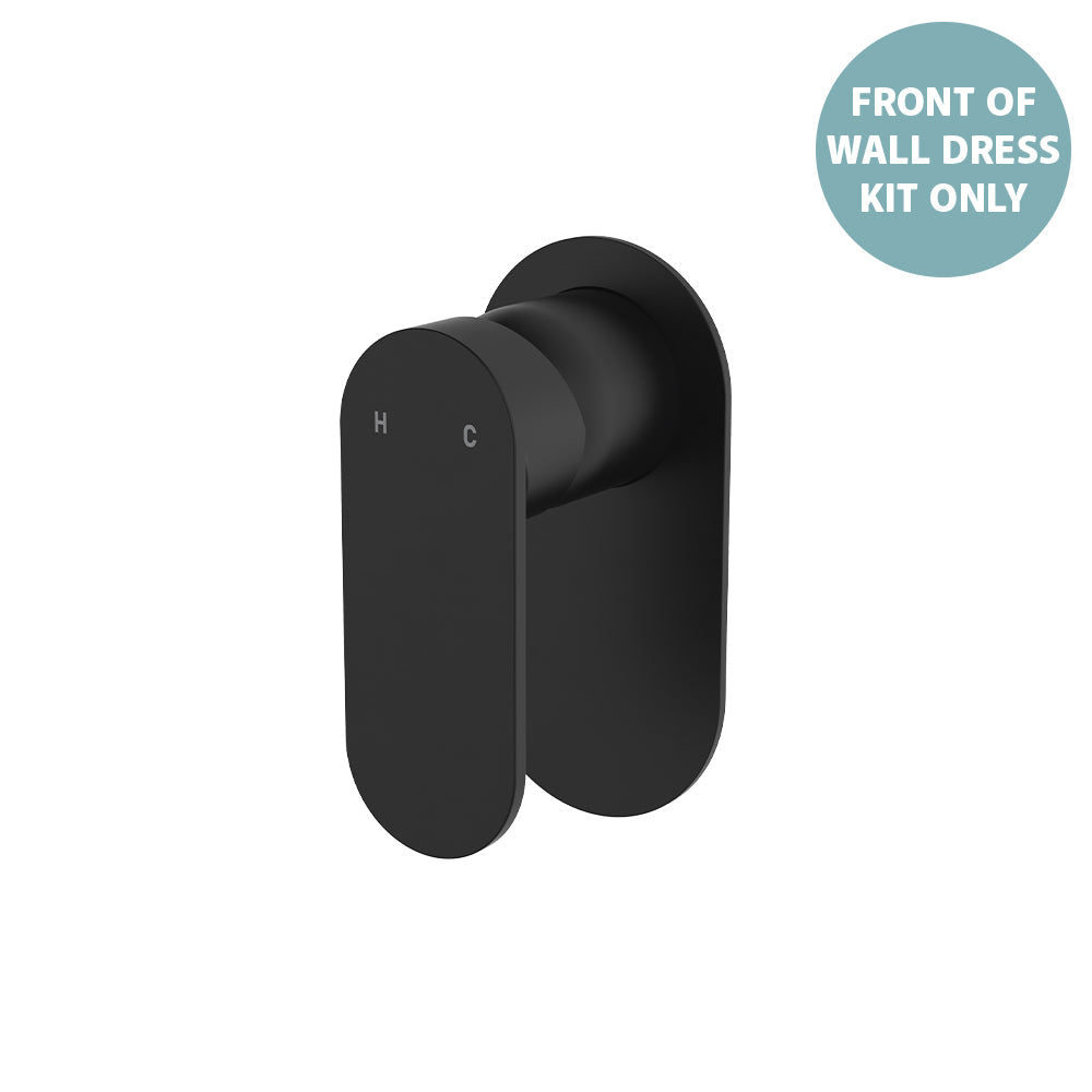 Fienza Empire Slim Wall Mixer Dress Kit, Oval Plate, Trim Kit Only