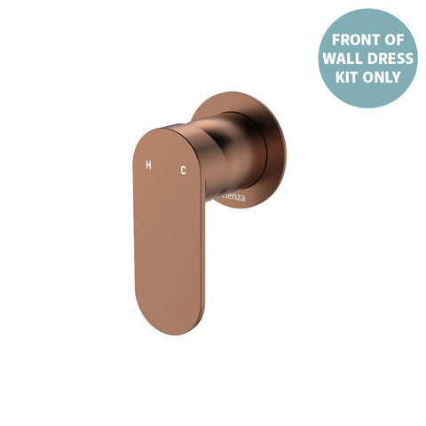 Fienza Empire Slim Wall Mixer Dress Kit, Round Plate, Trim Kit Only