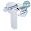 Fienza Empire Slim Wall Diverter Mixer Dress Kit, Large Oval Plate, Horizontal, Trim Kit Only