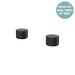 Kaya Round Hob Taps, Dress Kit - Trim Kit Only in Matte Black