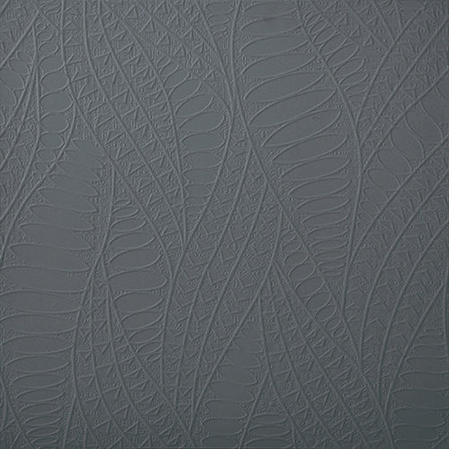 Durastone Steel Grey Natural Porcelain Tiles 3D Relief Leaf 600x600mm tile