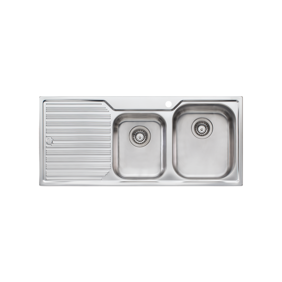 Diaz 1 and 3/4 Bowl Sink With Drainer