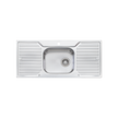 Diaz Single Bowl Sink With Double Drainer