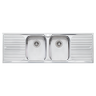 Diaz Double Bowl Sink With Double Drainer