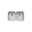 Diaz Double Bowl Topmount Sink