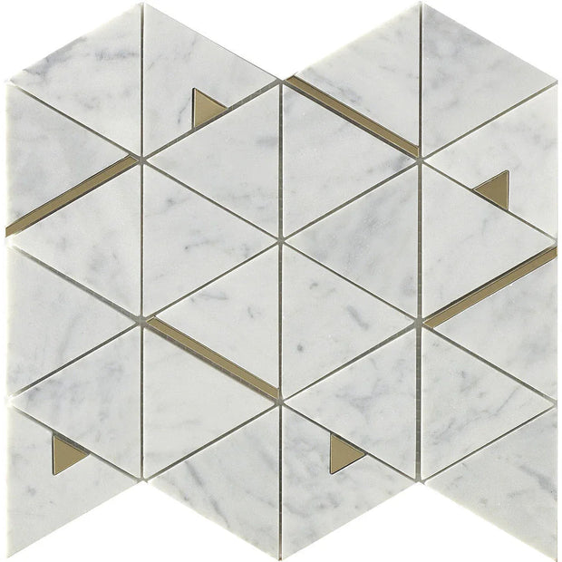 Deco Carrara Formes Marble Look Porcelain Tiles tile