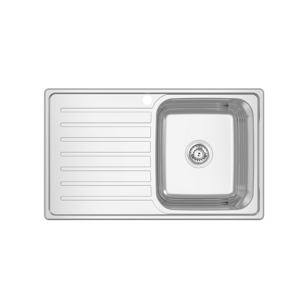 EC Single Right Hand Bowl and Drainer
