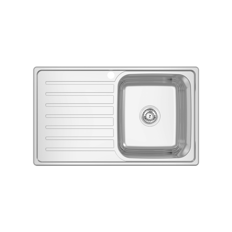 EC Single Right Hand Bowl and Drainer