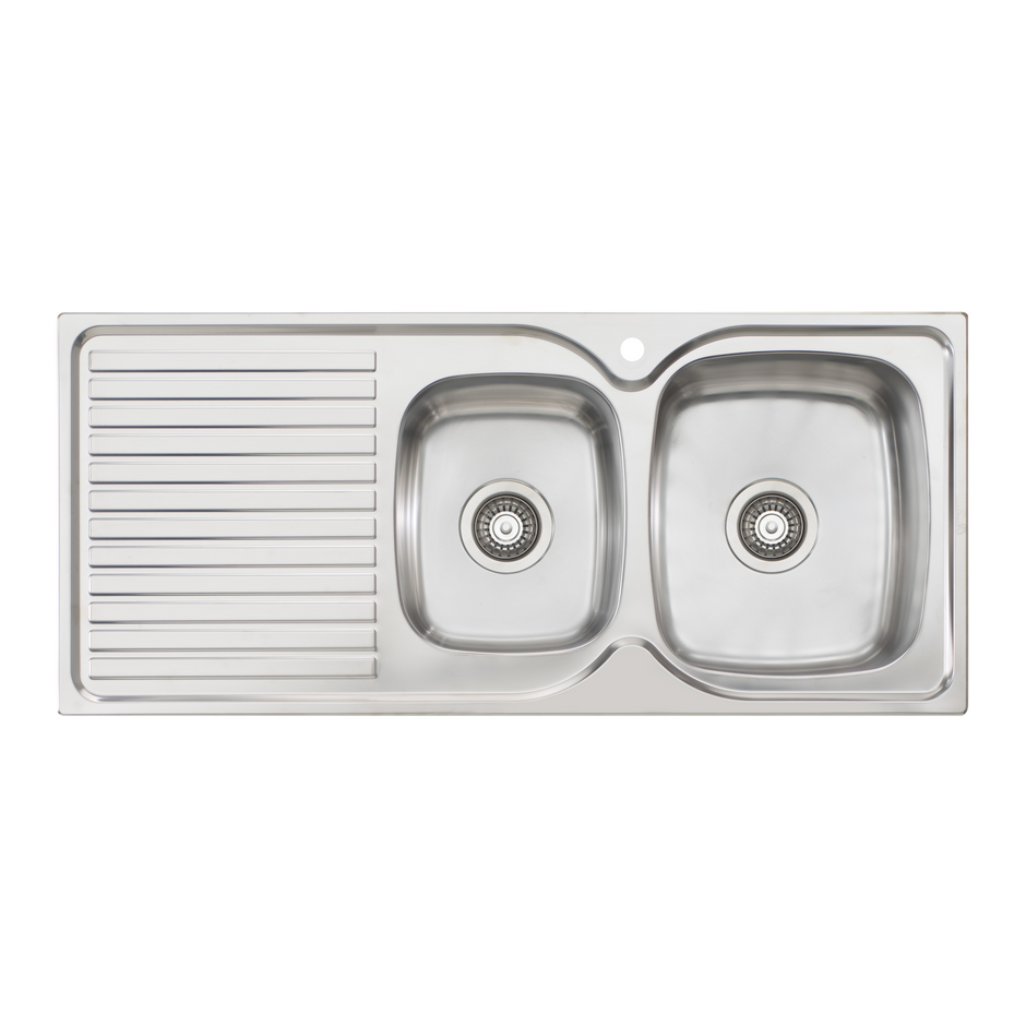 Endeavour 1 and 3/4 Bowl Sink With Drainer