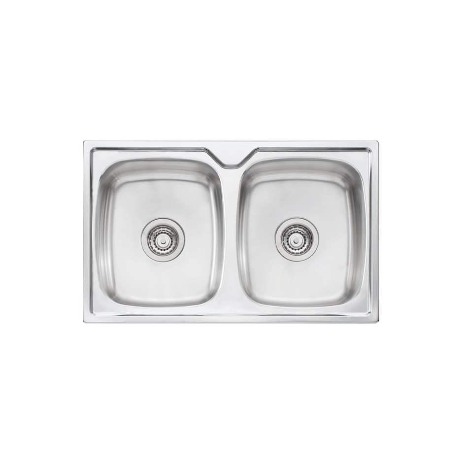 Endeavour Double Bowl Topmount Sink