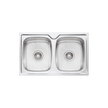 Endeavour Double Bowl Topmount Sink