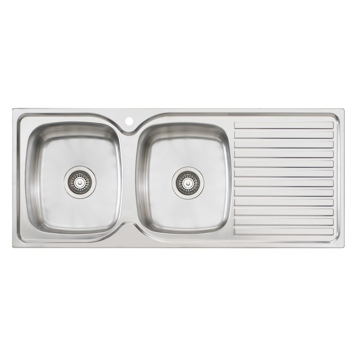 Endeavour Double Bowl Sink With Drainer