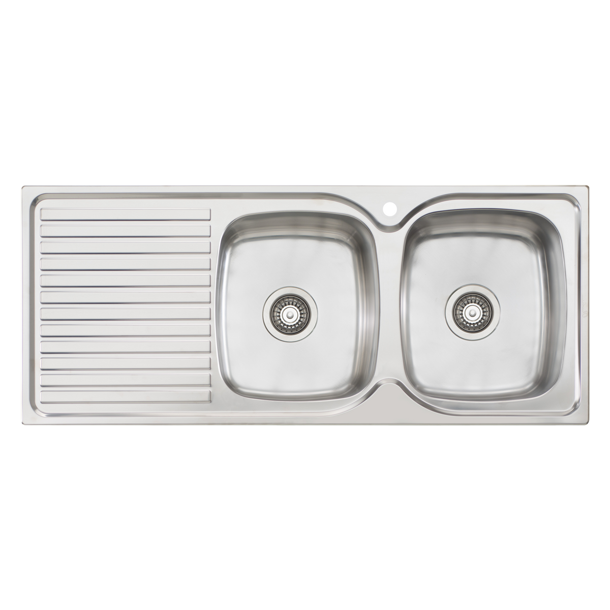 Endeavour Double Bowl Sink With Drainer