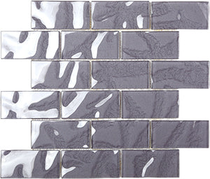 Metallic Shangrila Glass Mosaic 300x300mm tile