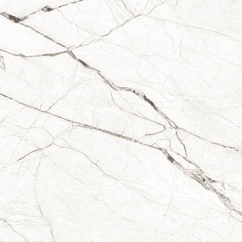 Lumia Volterra Blanco Marble Look Porcelain Tiles 600x600mm tile