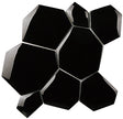 Watercube Nero 3D Crystal Glass Mosaic 295x300mm tile