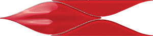 Passion Red 3D Crystal Glass Mosaic 110x300mm tile