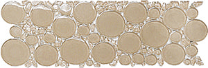 Bubbles Rawsilk Crystal Glass Mosaic 100x300mm tile