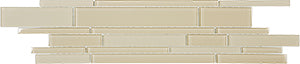 Cultural Brick Rawsilk Crystal Glass Mosaic tile