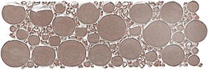 Bubbles Coco Crystal Glass Mosaic 100x300mm tile