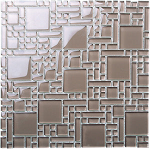 Magic Coco Crystal Glass Mosaic tile