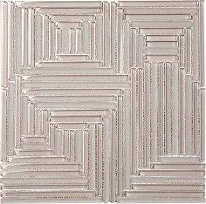 Crossover Oxygen Crystal Glass Mosaic 298x298mm tile