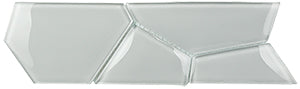 Watercube Oxygen 3D Crystal Glass Mosaic 98x300mm tile