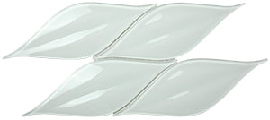 Passion Super White 3D Crystal Glass Mosaic 210x300mm tile