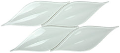 Passion Super White 3D Crystal Glass Mosaic 210x300mm tile