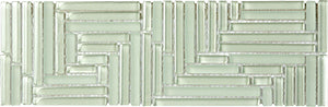 Crossover Underwater Crystal Glass Mosaic 98x298mm tile