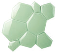Watercube Underwater 3D Crystal Glass Mosaic 300x300mm tile