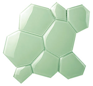 Watercube Underwater 3D Crystal Glass Mosaic 300x300mm tile