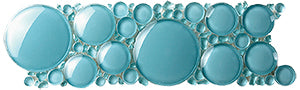 Iceberg Blue Haven 3D Crystal Glass Mosaic 98x300mm tile