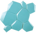 Watercube Blue Haven 3D Crystal Glass Mosaic 295x300mm tile