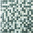 Classic Grey Blend Crystal Glass Mosaic 15x15mm (ESM02-15) tile