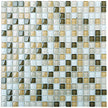 Classic Light Grey Blend Crystal Glass Mosaic tile