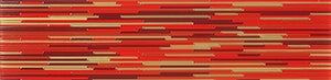 Matrix Red Blend Crystal Glass Mosaic tile