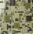Magic Cream Blend Crystal Glass Mosaic 300x300mm (ESM30-MAGIC) tile