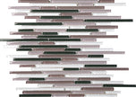 Bullets Grey Blend Crystal Glass Mosaic 305x305mm (ESM32-BUL-G) tile