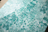Renaissance Classic Blue Glass Tiles 150x600mm in a room setting