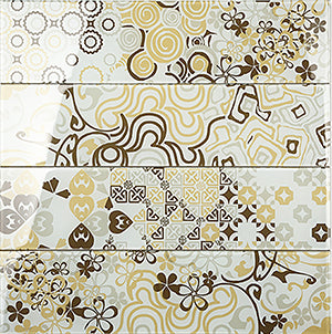 Renaissance Classic Gold Glass Tiles 150x600mm tile