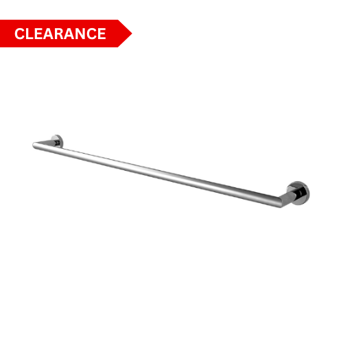 Eva Single Towel Rail 600mm - chrome